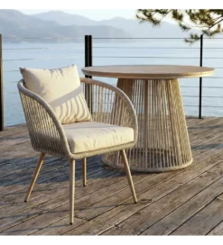 Krzesło ogrodowe PACAREKKO 80 cm szarobrązowe*Zona-Design Sale