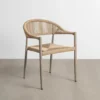 Krzesło ogrodowe PODERAN 76 cm beżowe*Zona-Design Online