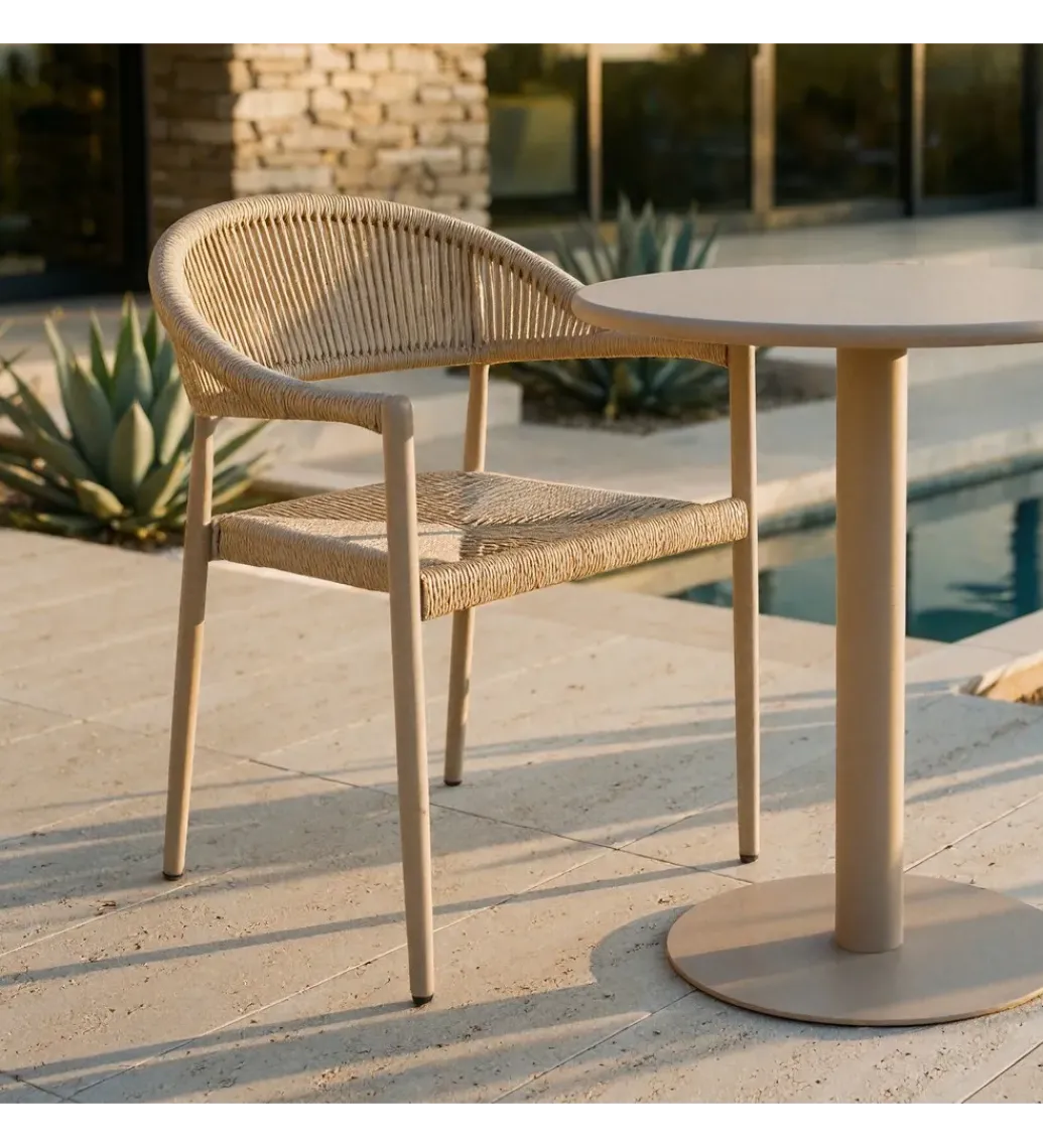Krzesło ogrodowe PODERAN 76 cm beżowe*Zona-Design Online