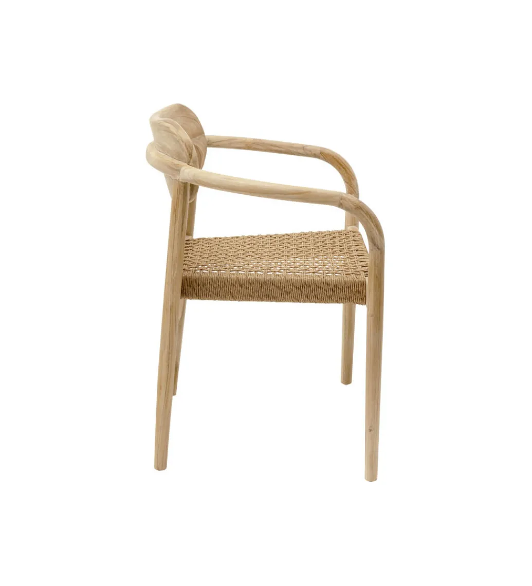 Krzesło ogrodowe SOLE MIO 80 cm drewno teak*KARE Best