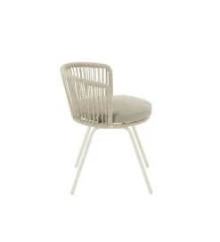 Krzesło ogrodowe TOA 75 cm szare*J-Line