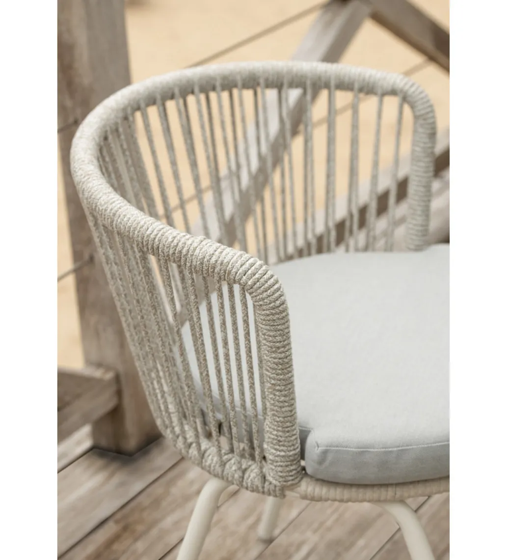 Krzesło ogrodowe TOA 75 cm szare*J-Line