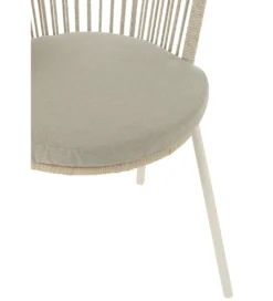 Krzesło ogrodowe TOA 75 cm szare*J-Line