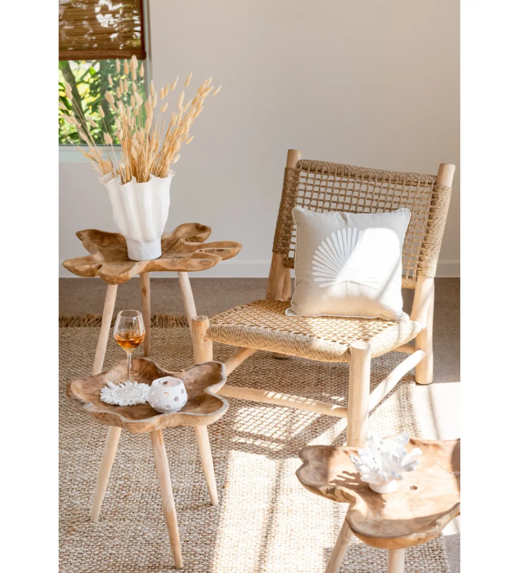 Krzesło ogrodowe VITA 85 cm naturalne*J-Line Sale