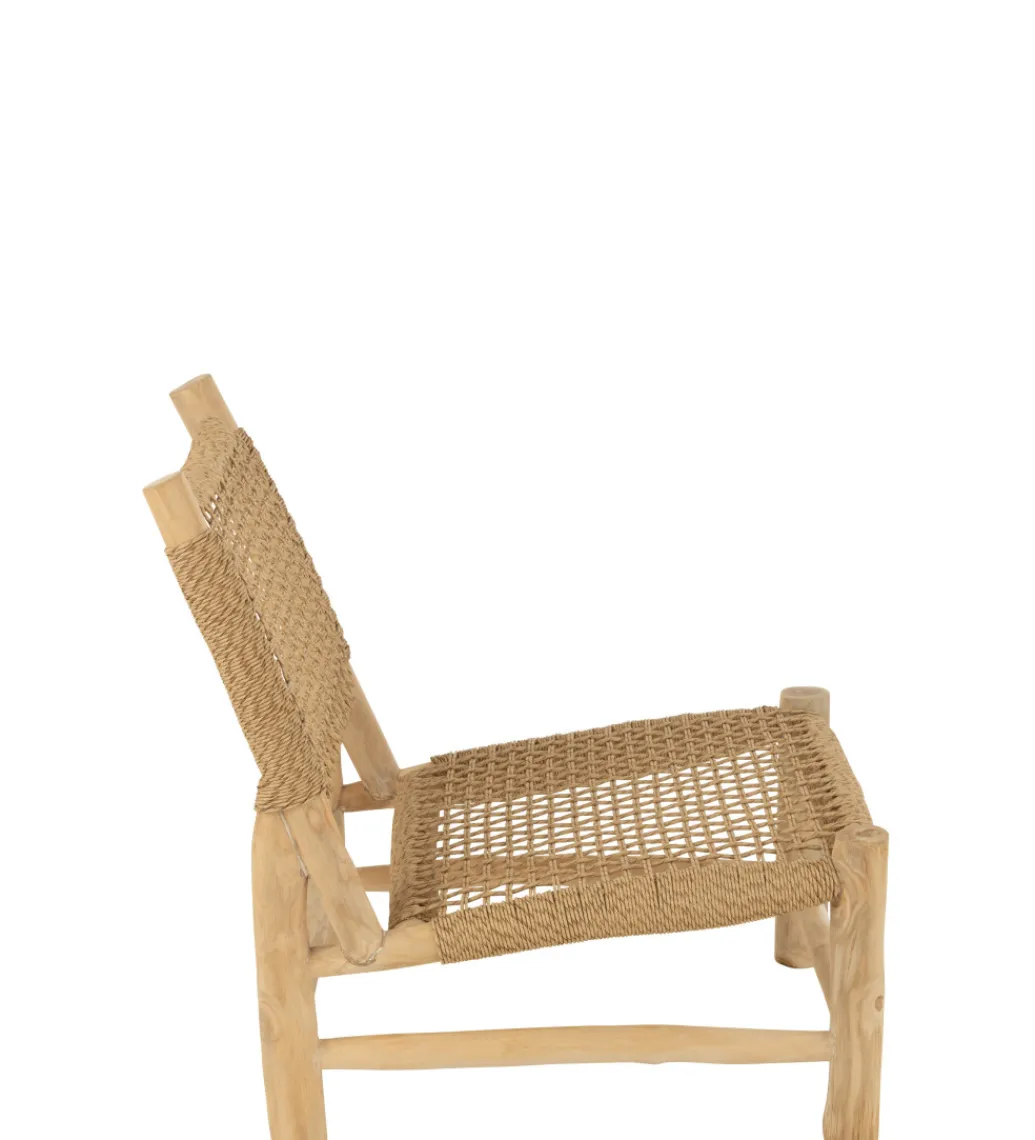 Krzesło ogrodowe VITA 85 cm naturalne*J-Line Sale