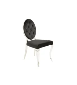 Krzesło OXANA Modern Barock czarne*Invicta Interior Outlet