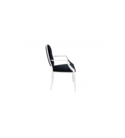 Krzesło OXANA Modern Barock Czarne*Invicta Interior New