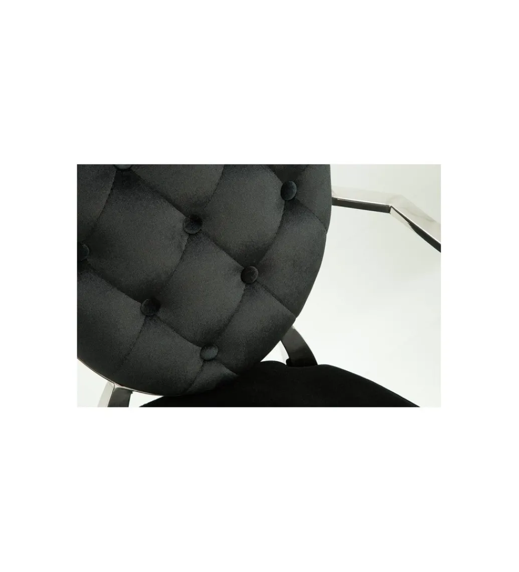 Krzesło OXANA Modern Barock Czarne*Invicta Interior New