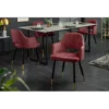 Krzesło Paris Velvet czerwono bordowe*Invicta Interior Discount