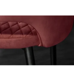 Krzesło Paris Velvet czerwono bordowe*Invicta Interior Discount
