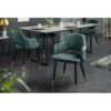 Krzesło Paris Velvet petrol*Invicta Interior Hot