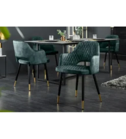 Krzesło Paris Velvet petrol*Invicta Interior Hot