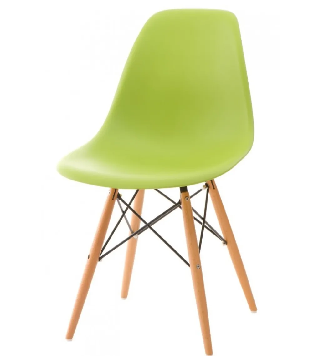 Krzesło P016W PP Inspirowane DSW Zielone*Zona-Design.pl Online