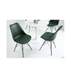 Krzesło RUFO II Scandinavia ciemnozielone*Invicta Interior New