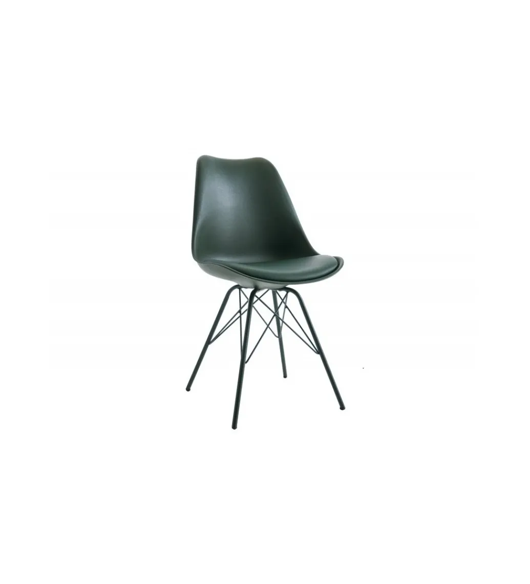 Krzesło RUFO II Scandinavia ciemnozielone*Invicta Interior New