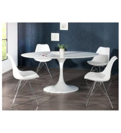Krzesło Rufo Scandinavia Retro białe*Invicta Interior Online
