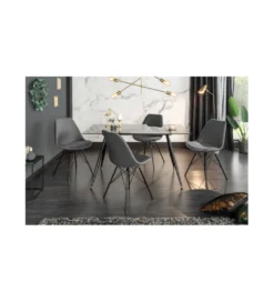 Krzesło RUFO szare*Invicta Interior New