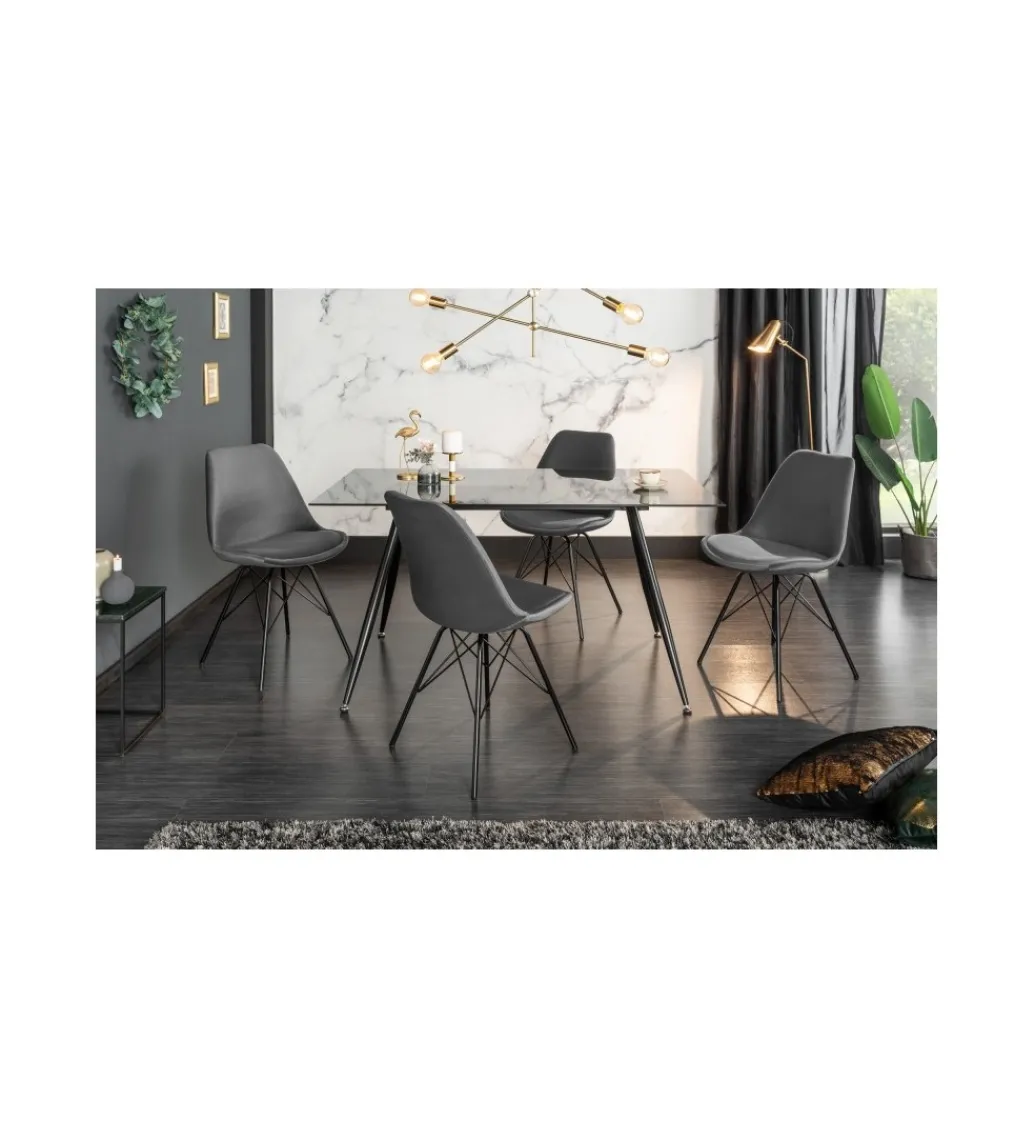 Krzesło RUFO szare*Invicta Interior New