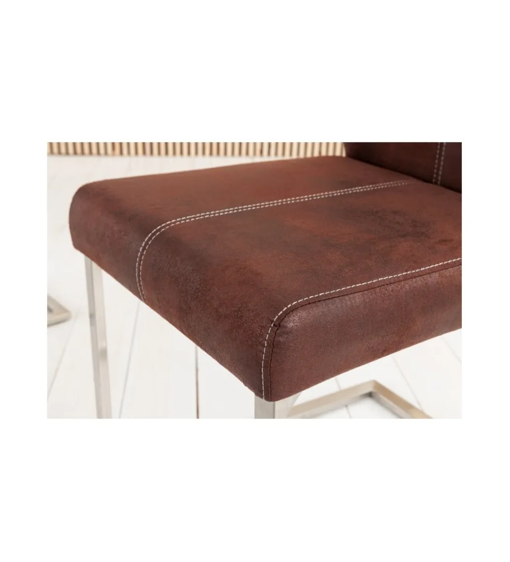 Krzesło Samson brązowe*Invicta Interior Outlet