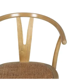 Krzesło SERUN brązowe ratan drewno buk*Zona-Design Best