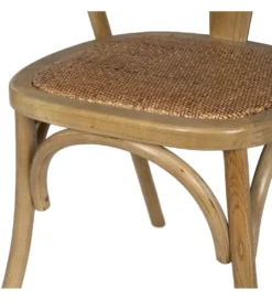 Krzesło SERUN brązowe ratan drewno buk*Zona-Design Best