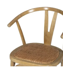 Krzesło SERUN brązowe ratan drewno buk*Zona-Design Best