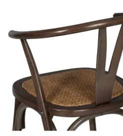 Krzesło SERUN czekoladowe ratan drewno buk*Zona-Design Online