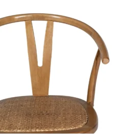 Krzesło SERUN miodowy brąz ratan drewno buk*Zona-Design New