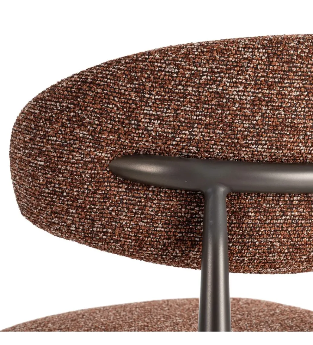 Krzesło TABURENMO 76 cm brązowo czarne*Zona-Design Best