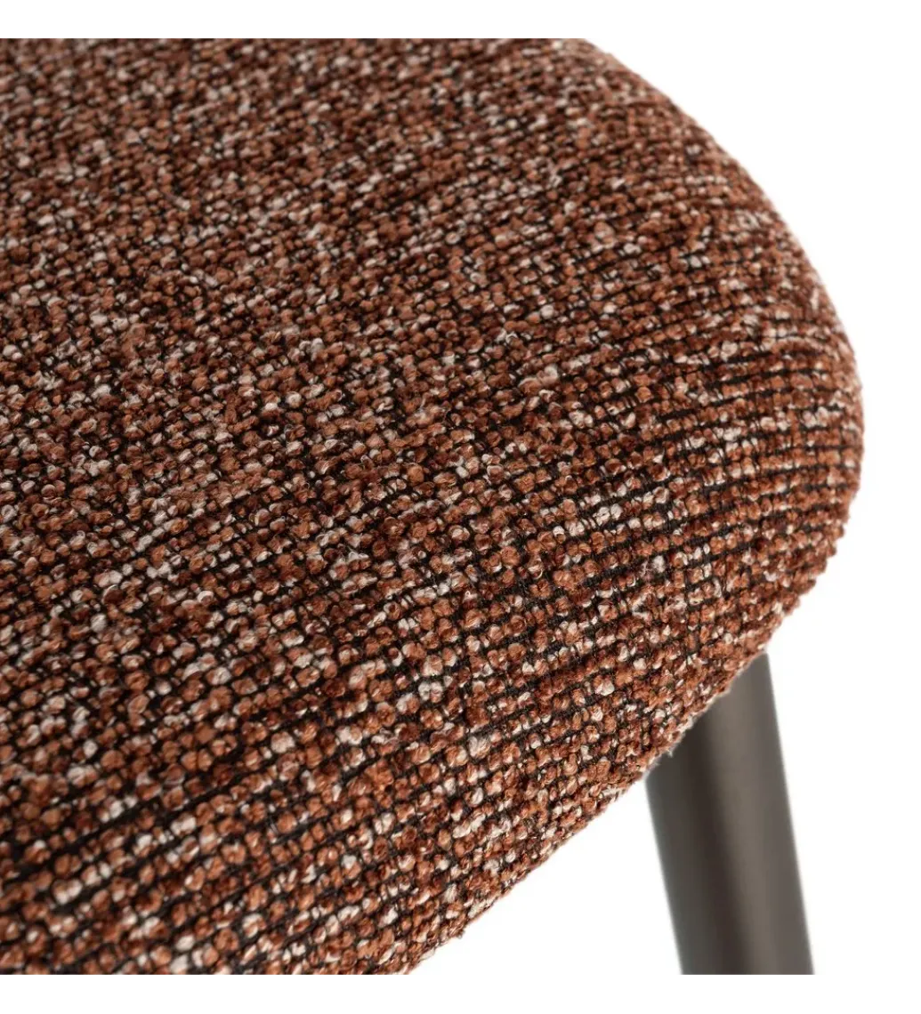 Krzesło TABURENMO 76 cm brązowo czarne*Zona-Design Best