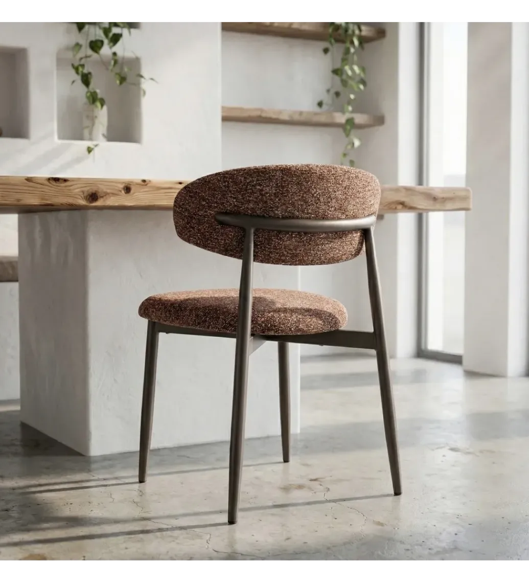 Krzesło TABURENMO 76 cm brązowo czarne*Zona-Design Best