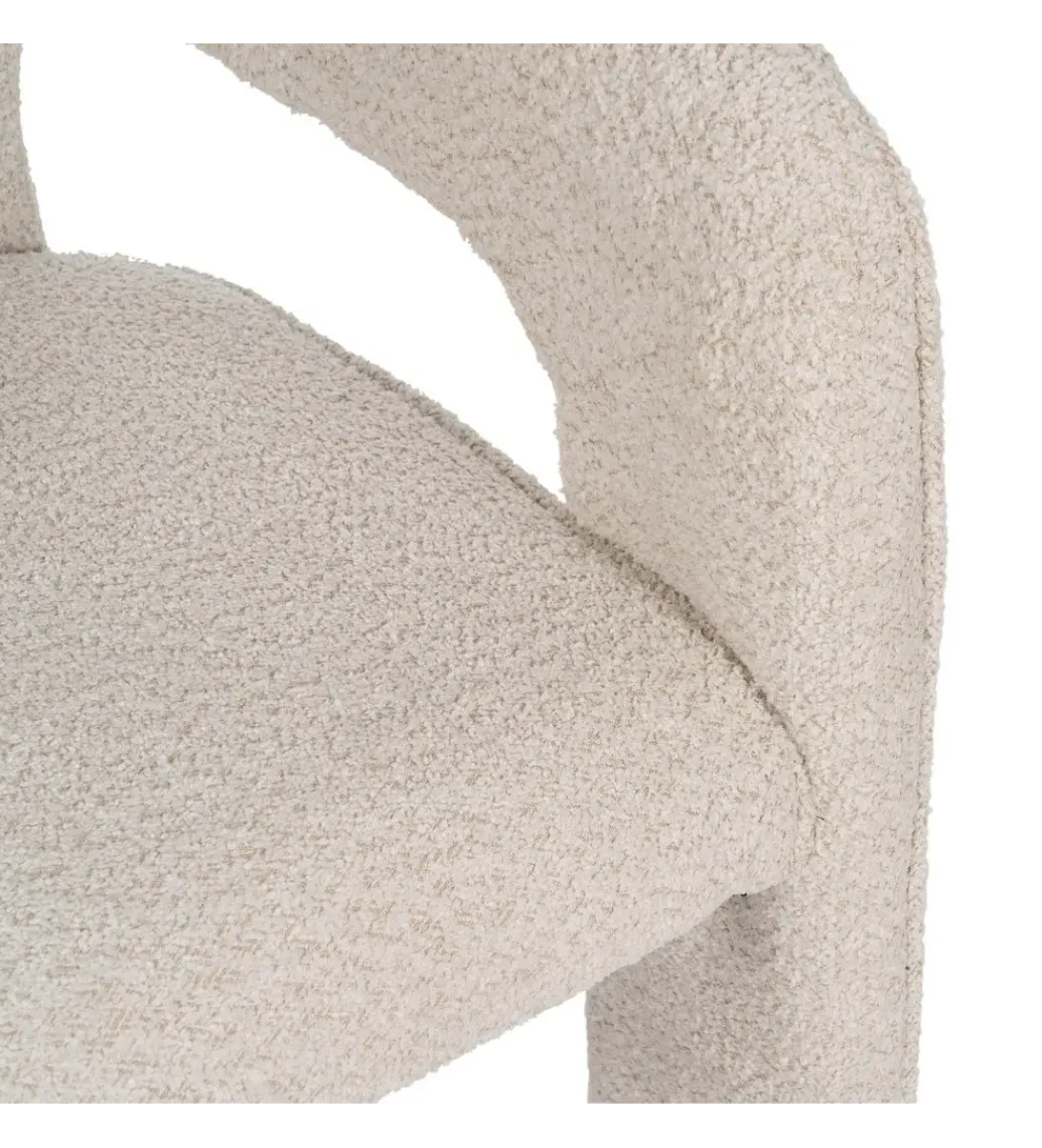 Krzesło tapicerowane LIFUR beżowe*Zona-Design