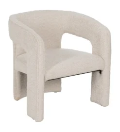 Krzesło tapicerowane LIFUR beżowe*Zona-Design