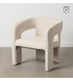 Krzesło tapicerowane LIFUR beżowe*Zona-Design