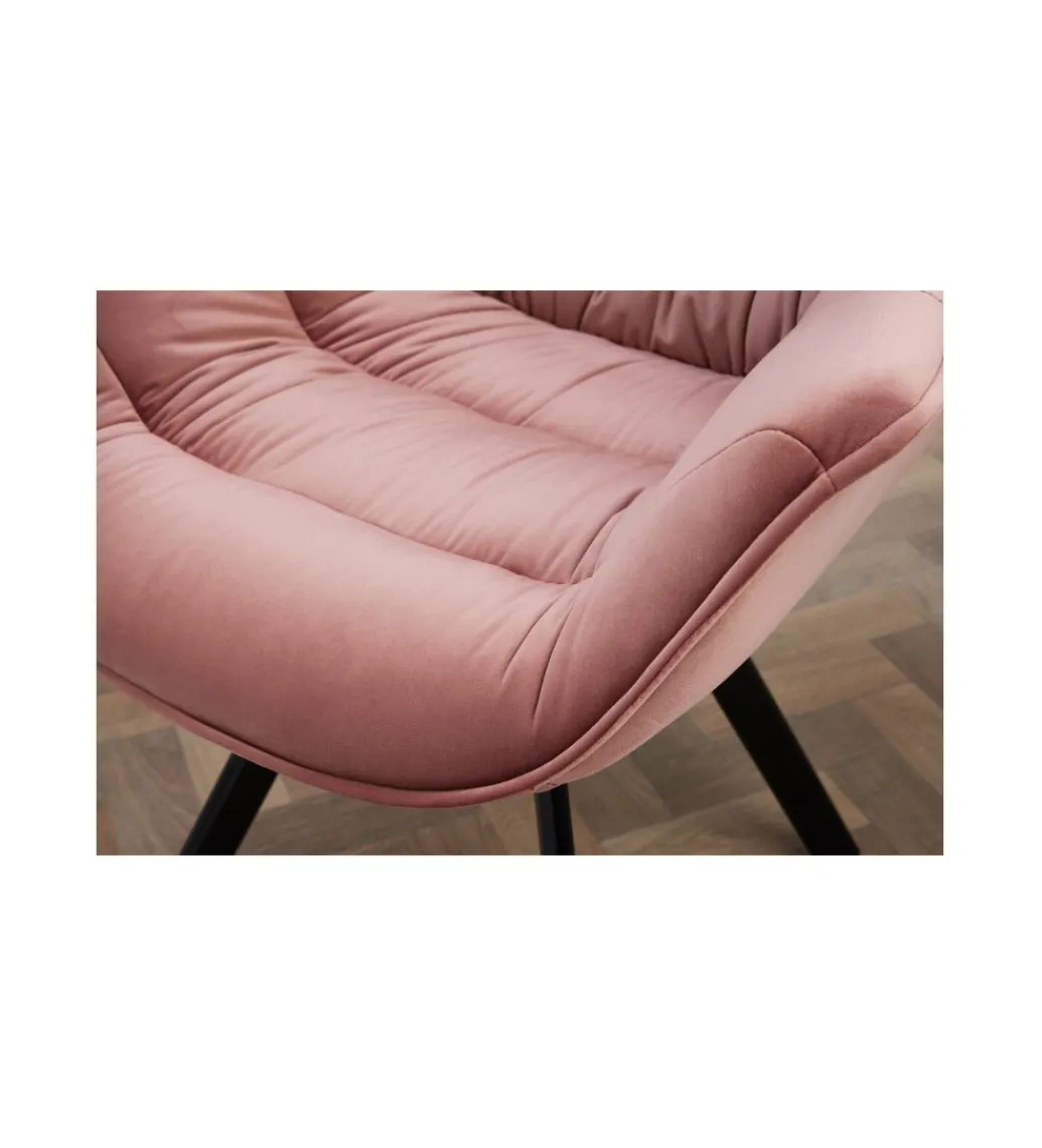 Krzesło The Dutch Comfort pudrowy róż*Invicta Interior Clearance