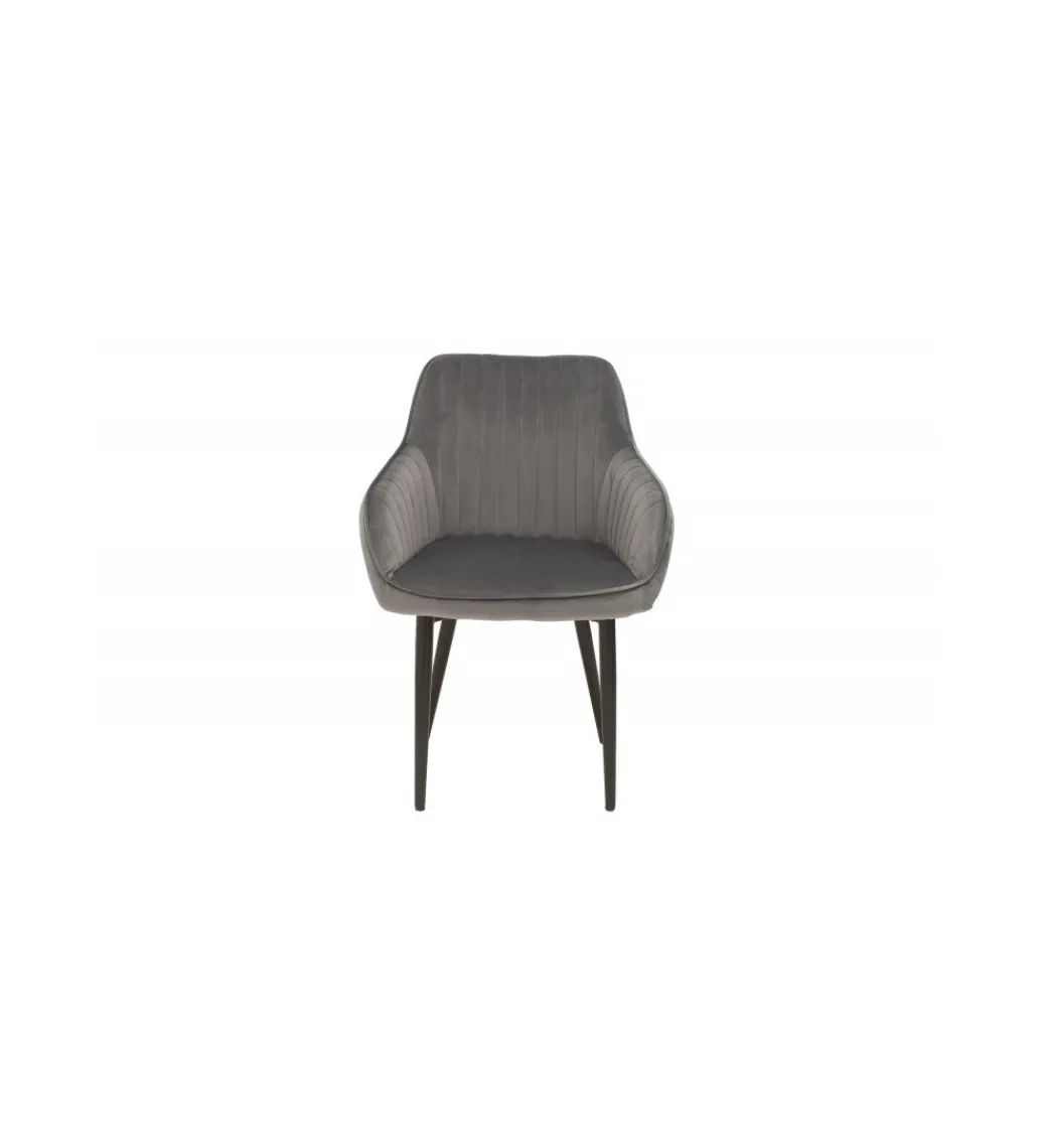 Krzesło Turin Srebrno Szare*Invicta Interior Discount