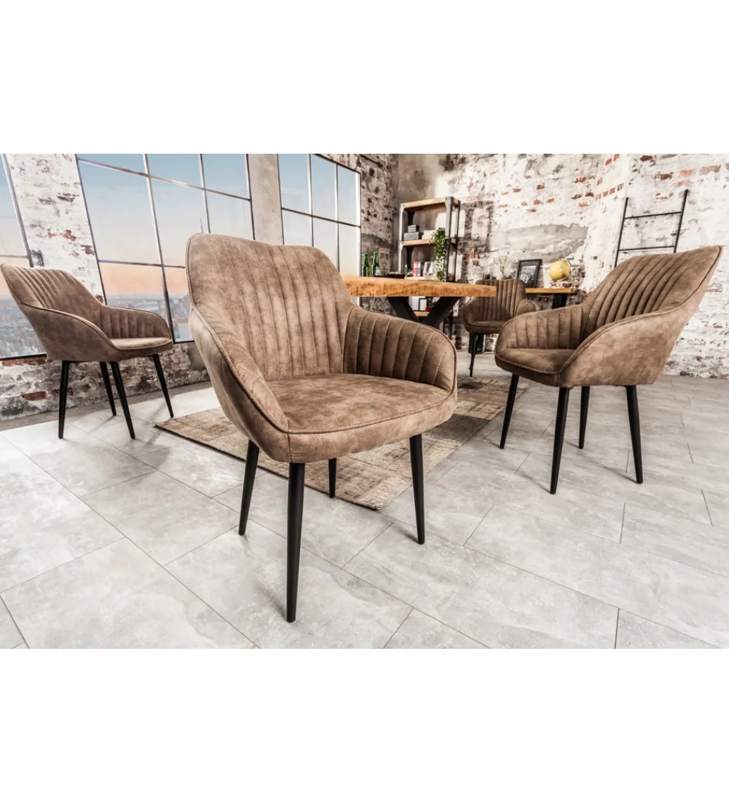 Krzesło Turin taupe*Invicta Interior Clearance