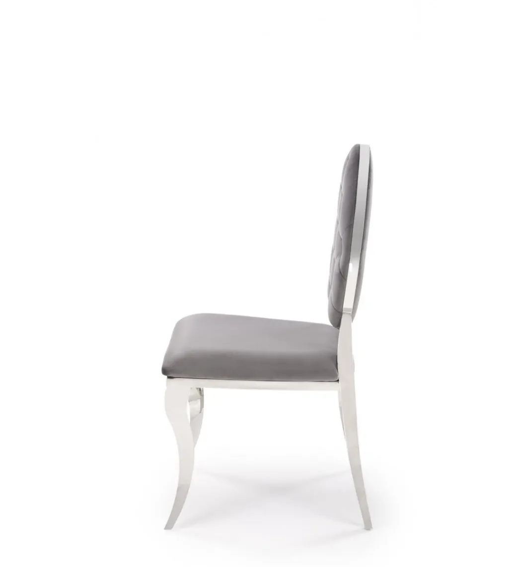 Krzesło VIENNA Reginald Modern Barock szare*Halmar Clearance