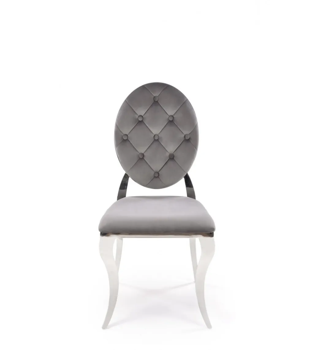 Krzesło VIENNA Reginald Modern Barock szare*Halmar Clearance