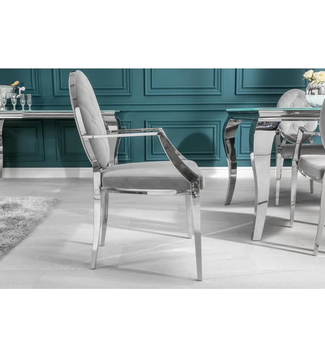 Krzesło VIENNA szare*Invicta Interior Online