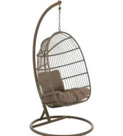 Krzesło wiszące EGGA 200 cm brązowe*J-Line Hot