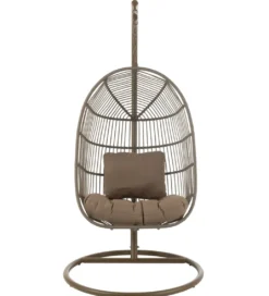 Krzesło wiszące EGGA 200 cm brązowe*J-Line Hot