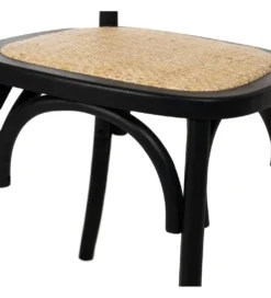 Krzesło YURO  z drewna wiązowego czarne*Zona-Design