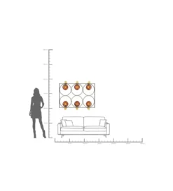 Lampa ścienna BALANCE CIRCLE 96 x 122 cm*KDesign New