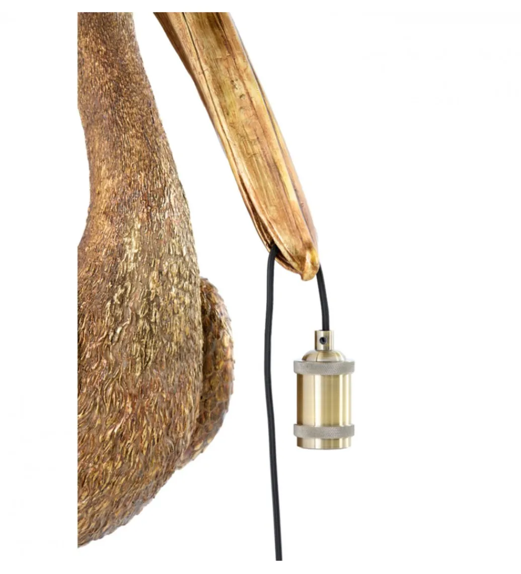 Lampa ścienna PELICAN 63 cm antyczny brąz*L&L Discount