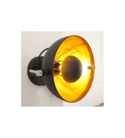 Lampa ścienna Studio czarno złota*Invicta Interior Online