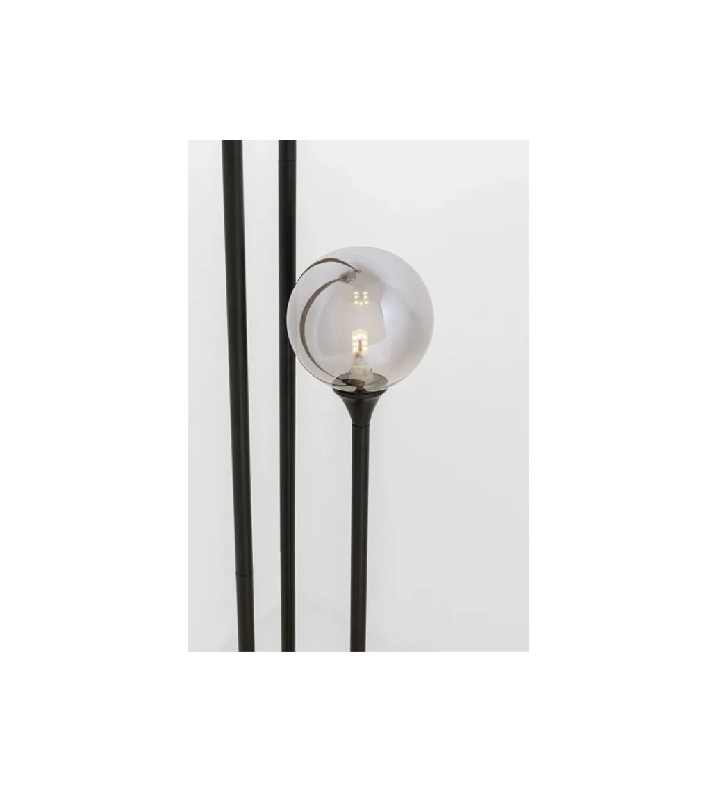 Lampa podłogowa AL CAPONE TRE 175 cm czarne*KDesign
