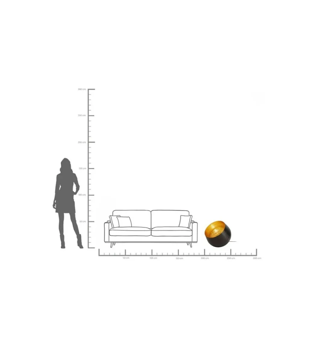 Lampa podłogowa APOLLON 50 cm grafit*KDesign Online