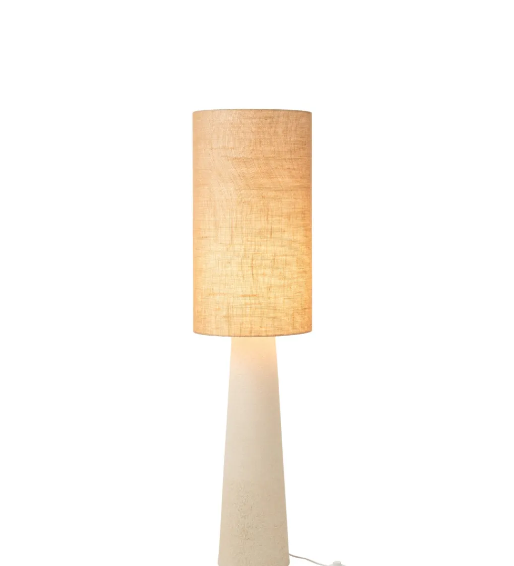 Lampa podłogowa AVA 140 cm naturalna biała*J-Line Online