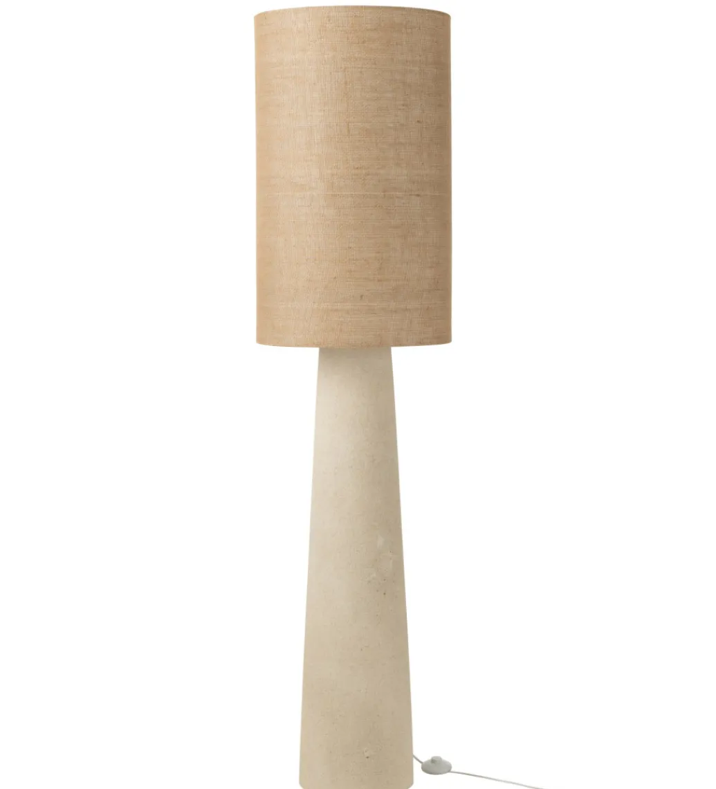 Lampa podłogowa AVA 168 cm naturalna biała*J-Line Discount